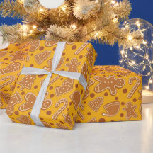 Pão de Natal Picado Gingerpão Amarelo Escuro