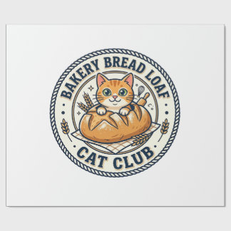 Papel De Presente Pão de Padaria Gato Mãe Presente - Padaria B