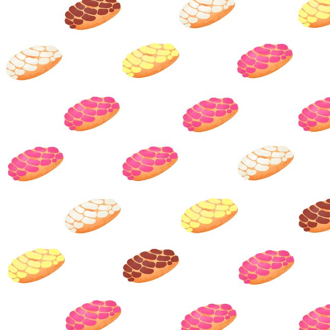 Papel De Presente Pão Doce Pan Dulce Concha Padrão (Criador carregado)