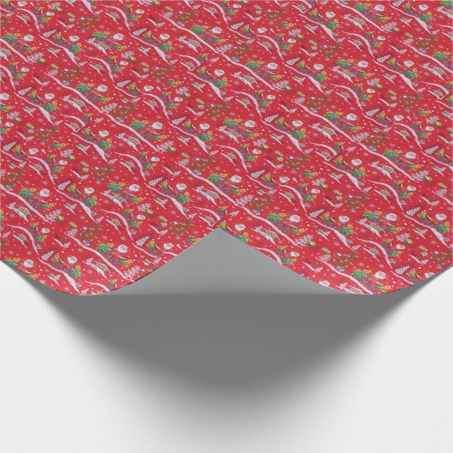 Papel De Presente Papai Noel (Ponta)