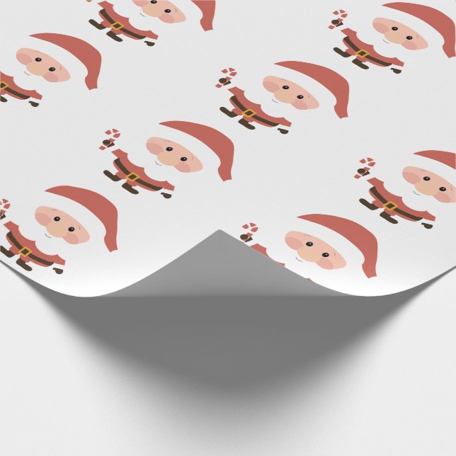 Papel De Presente Papai Noel (Ponta)