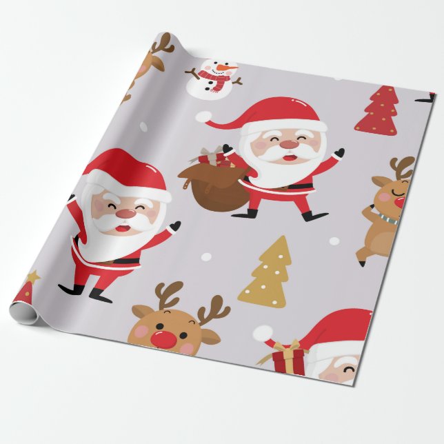 Papel De Presente Papai Noel (Desenrolado)