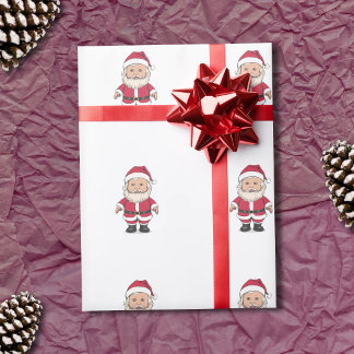 Papel De Presente Papai Noel - Boneca de brinquedo Santon Natal