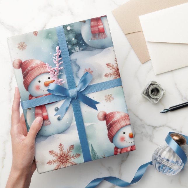 Papel De Presente Papai Noel Bonito Natal  (Presentear)