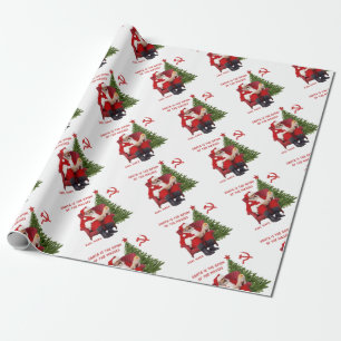 Papel De Presente Papai noel de Karl Marx
