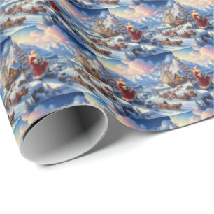Papel De Presente Papai Noel de Natal 6