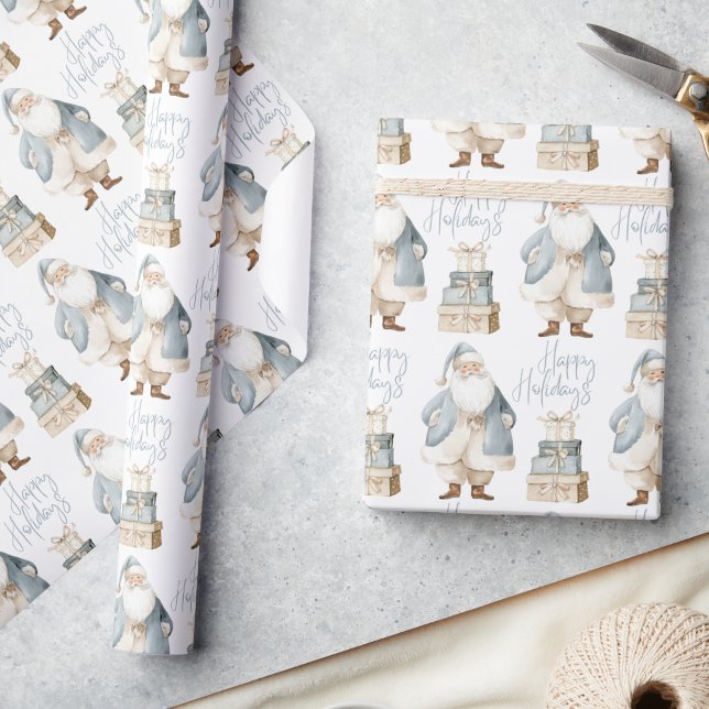Papel De Presente Papai Noel Feliz Natal  (Criador carregado)