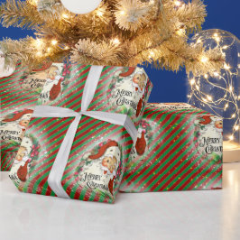 Papel De Presente Papai Noel Felry Natal