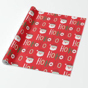Papel De Presente Papai Noel HO HO