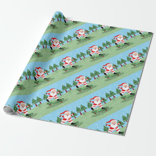 Papel De Presente Papai Noel no skate