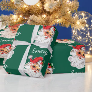 Papel De Presente Papai Noel Personalizado Presente de Natal Papai N