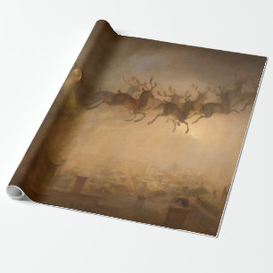 Papel De Presente Papai Noel por William Holbrook Beard