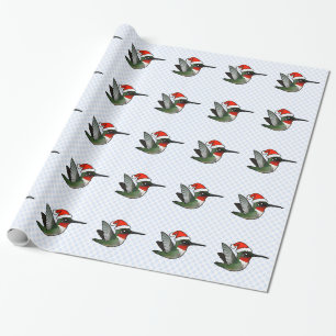 Papel De Presente papai noel Rubi-throated