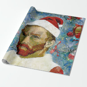 Papel De Presente Papai Noel, Van Gogh