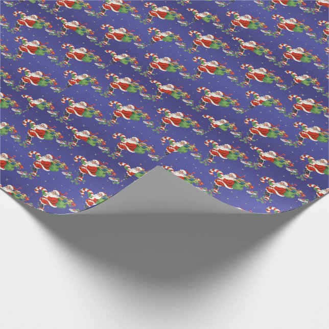 Papel De Presente Papais noeis (Ponta)