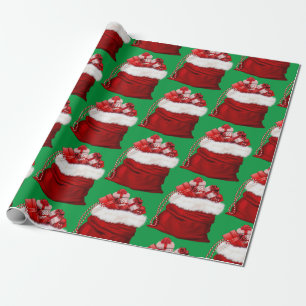Papel De Presente Papais noeis Bag