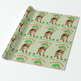 Papel De Presente Papais noeis Chihuahua Natal
