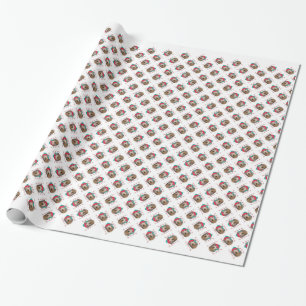 Papel De Presente Papais noeis Dachshund