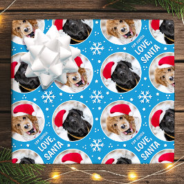 Papel De Presente Papais noeis de Natal divertidos Nome de Foto Pers