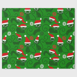 Papel De Presente papais noeis de natal verdes
