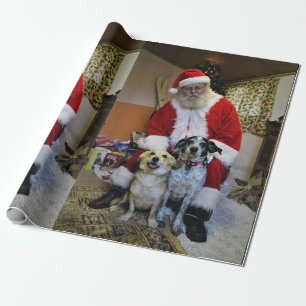 Papel De Presente Papais noeis de reunião