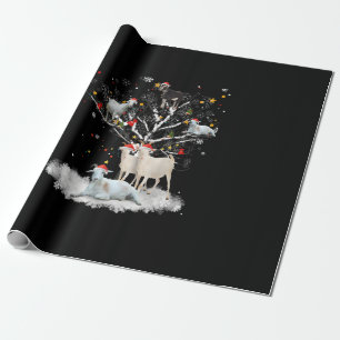 Papel De Presente Papais noeis Engraçados De Natal Em Árvore Ganha