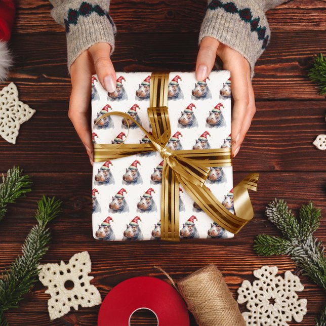 Papel De Presente Papais noeis Hippo (Criador carregado)