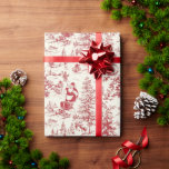 Papel De Presente Papais noeis Retro Vintage Red Christmas Tree Wrap<br><div class="desc">Papais noeis Retro Vintage Vermelho Árvore de Natal Rolamentos de Papel</div>