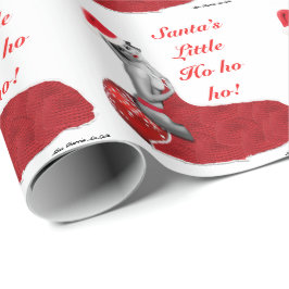 Papel De Presente Papais noeis Sexuais Pinup Menina Festa de Natal