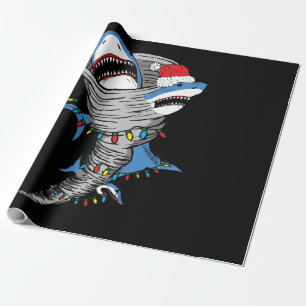 Papel De Presente Papais noeis Tornado Feliz Natal