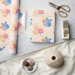 Papel De Presente Papéis de Aniversário Bonitos