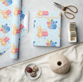 Papel De Presente Papéis de Aniversário Bonitos