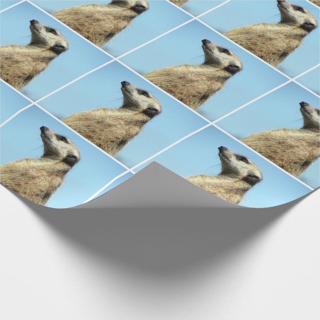 Papel De Presente Papéis de envolvimento de Meekat (1377) (Ponta)