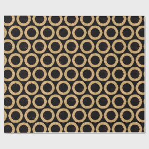 Papel De Presente Papel africano de Decoupage de matéria têxtil