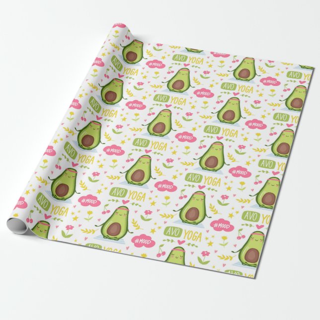 Papel De Presente Papel Avocado para Moldagem (Desenrolado)