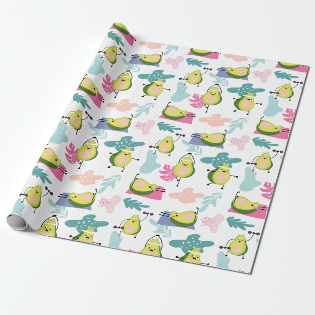Papel De Presente Papel Avocado para Moldagem (Desenrolado)