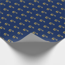 Papel Azul, Faux Dourado 6 (Sexto) de Encapsulamen