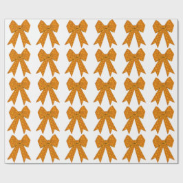 Papel De Presente Papel branco de enrolamento do Arco Dourado