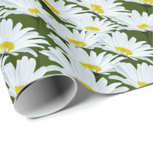 Papel De Presente Papel Daisy Wraping Paper Daisy Flower Dift