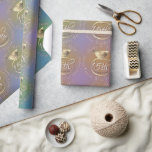 Papel De Presente Papel de Aniversário de Casamento de Cristal 15<br><div class="desc">Às vezes,  simplesmente afirmar o seu marco especial num papel de embrulho elegante e subestimado é o melhor presente,  especialmente desenhado com um nod do tradicional presente de cristal do décimo quinto aniversário!</div>