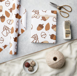 Papel De Presente Papel de Aromas sem Avelã Papel de Cozy Autumn Vib