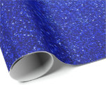 Papel De Presente Papel De Embalagem Azul De Cobalto Glitter<br><div class="desc">Elegância e simplicidade</div>