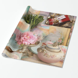 Papel De Presente Papel de embalagem brilhante 30 polegadas x 6