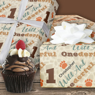 Papel De Presente Papel De Embalagem De Aniversário Selvagem E Marav