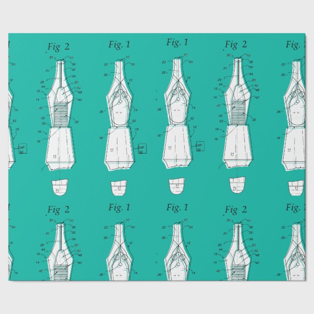 Papel De Presente Papel de embalagem de design de fonte (Barra)