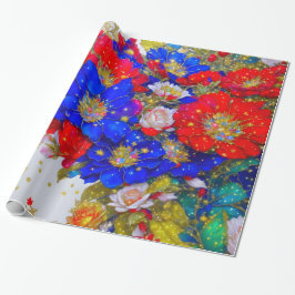 Papel De Presente Papel de embalagem floral