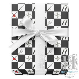 Papel De Presente Papel de embrulhamento de artes marciais