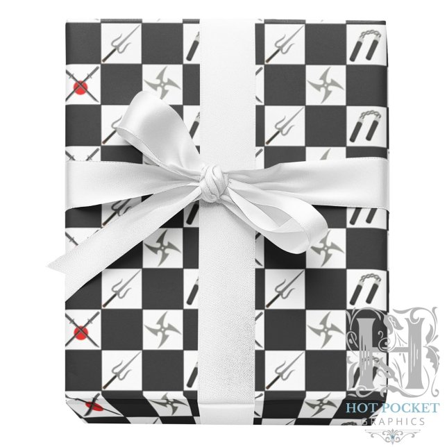 Papel De Presente Papel de embrulhamento de artes marciais (Criador carregado)