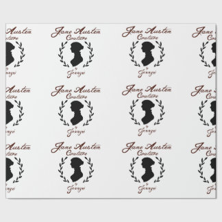 Papel De Presente Papel de embrulhamento de costura da Jane Austen C