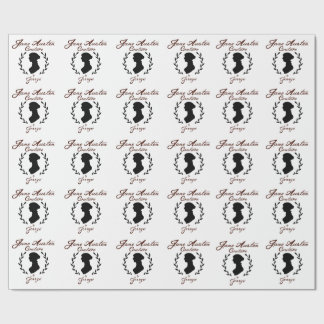 Papel De Presente Papel de embrulhamento de costura da Jane Austen C